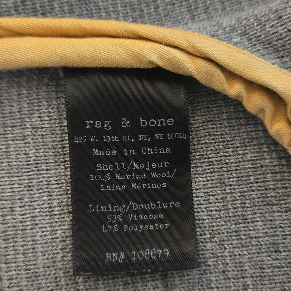 Rag + Bone Grey Blazer - Size M - Picture 2 of 5
